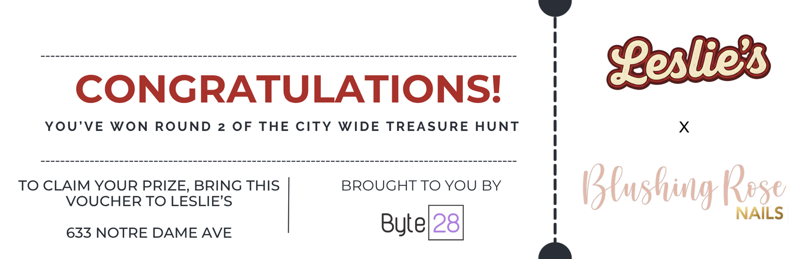 Treasure ticket
